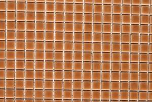 Brun moyen micro mosaïque brillant par plaque 30 cm