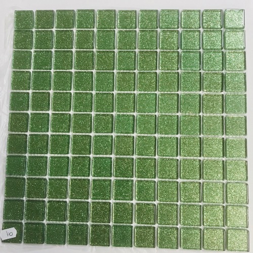 Vert tendre mosaïque paillette vetrocristal 2.5 cm par 100g