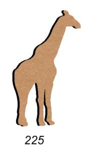 Girafe 15 cm support bois pour mosaïque