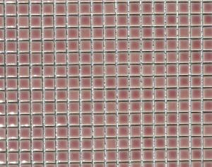 Rose clair micro mosaïque brillant par plaque 30 cm