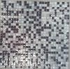 Blanc noir gris pailleté AL4 micro mosaïque vetrocristal uni 10 mm par plaque 30 cm