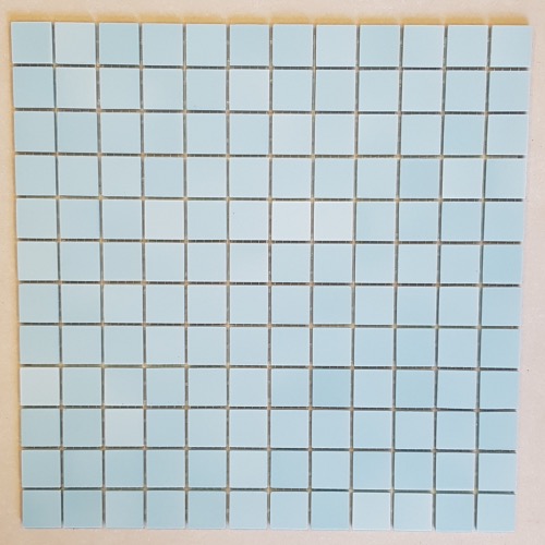 Bleu turquoise 2.5 cm mosaïque mat grès ceram antique au M²