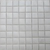 Blanc lisse mat métallisé mosaïque Urban Chic émaux bord droit par 100g
