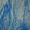 Bleu gris marbré opalescent relief verre vitrail spectrum S6033-83CC plaque de 20 par 30 cm
