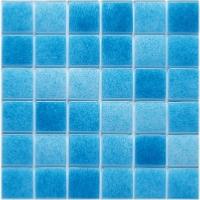 Bleu moyen ciel moucheté MAR mosaïque émaux 2.4 cm brillant pleine masse par 2M² soit 32.11 € le M²