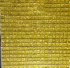 Jaune doré paillette 1.5 cm 8 mm mosaïque vetrocristal par 36 carreaux