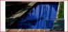 Bleu marine foncé ASON mosaïque émaux brillant 2.3 cm plaque 33 cm collé HTK