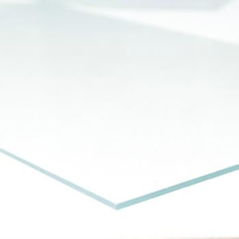 Blanc translucide verre translucide plaque de 30 par 30 cm 3 mm épaisseur
