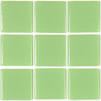 Vert jade 4 cm mosaïque émaux par 1,54 Mètres carrés soit 54.38€ le mètre