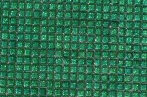 Vert émeuraude paillette - glitter micro mosaïque vetrocristal par 64 carreaux
