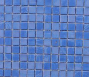 Bleu mosaïque bleu émaux Venise bleu lavande 1.5 cm par plaque 32.7 cm