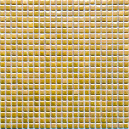 Jaune doré nacré gloss micro mosaïque PIXEL ART 1,2 cm 4 mm épaisseur par 121 carrés