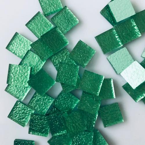 Vert turquoise mosaïque métal gauffré 2 cm précieux vendu à l'unité