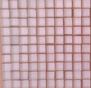 Rose Chamallow micro mosaïque DÉPOLI VELOURS CRISTAL 10 mm par plaque 30 cm
