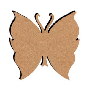 Papillon n°2 15 cm support bois pour mosaïque