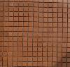 Brun grès brun caramel foncé mosaïque mat plaque 30 cm
