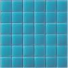 Bleu moyen EBRO mosaïque émaux brillant pleine masse plaque 33 cm
