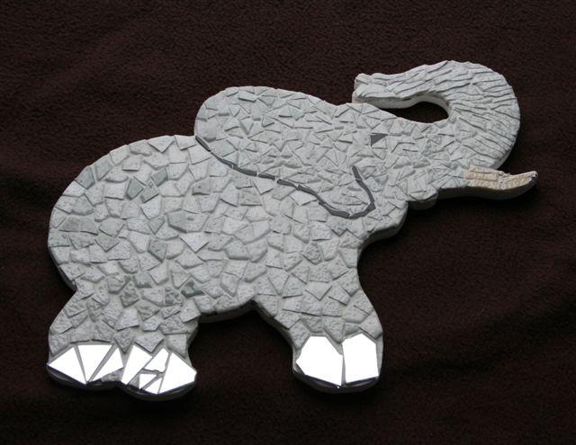 Mosaïque éléphant activité manuelle enfant - Avenir