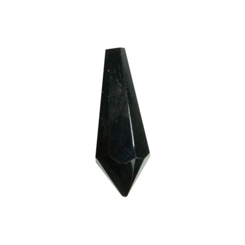 Noir Pampille goutte en cristal taillé 40 par 15 mm