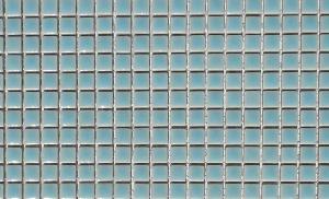 Bleu ciel micro mosaïque brillant par plaque 30 cm