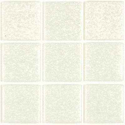 Blanc pur nuage mosaïque émaux brillant bord droit 2,3 cm par plaquette 20 carreaux