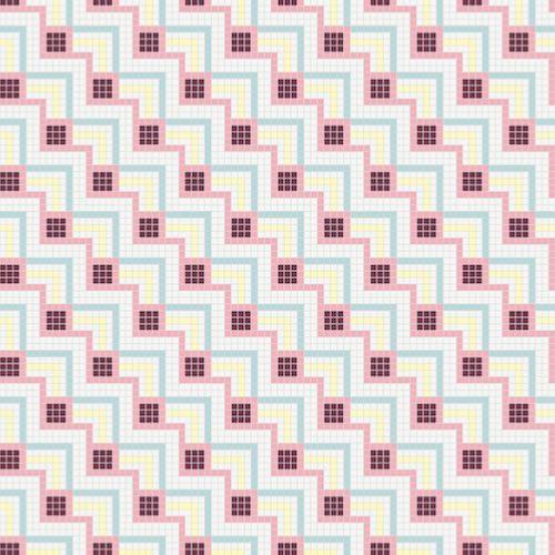 mosaique décor coachella chevron