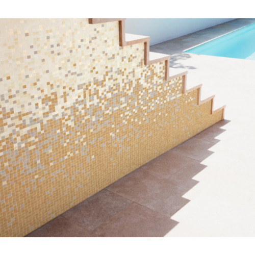 mosaique piscine dégradé sur mesure