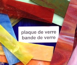 Made in mosaic nouveaux verres vitrail oceanside nombreuses couleurs