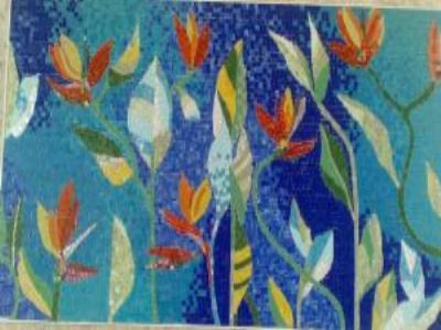 modèle mosaique oiseau du paradis de mme Mokhtari