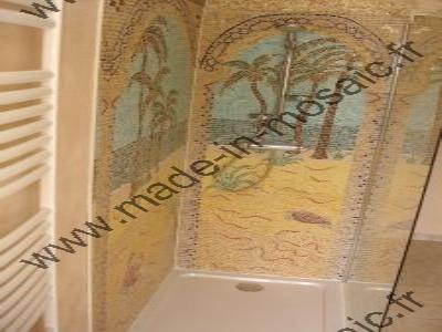 modèle mosaique douche de mme caussy