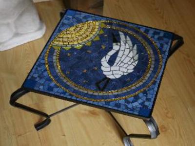 Mosaique bleu mme Lorette 
