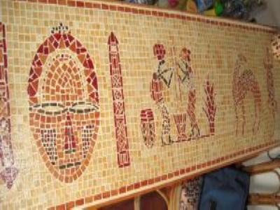 mosaique table africaine mme Davy